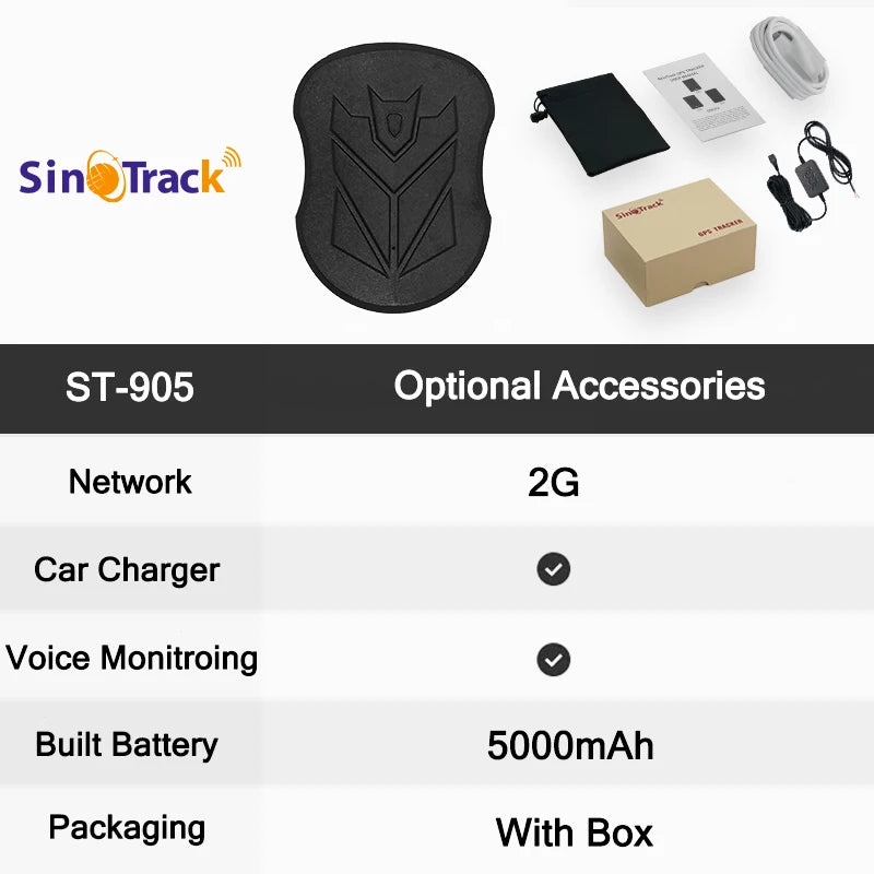 SinoTrack GPS Tracker ST-905/ST-905L Étanche