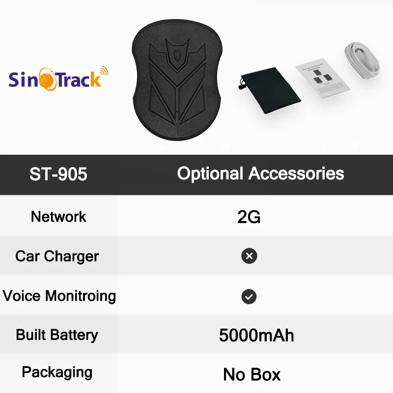 SinoTrack GPS Tracker ST-905/ST-905L Étanche