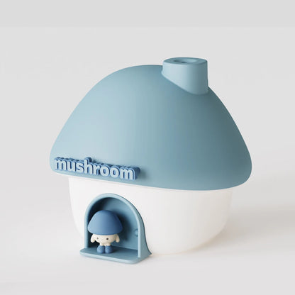 Humidificateur champignon ultrasonique Mushroom House LED 300ml – Diffuseur d’huiles essentielles