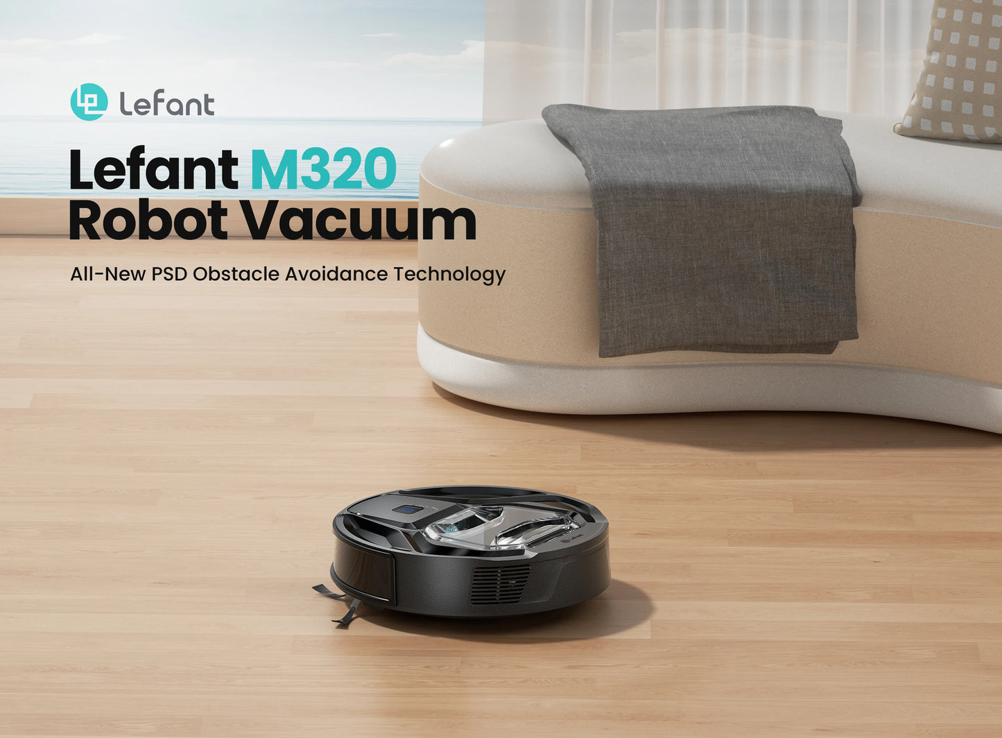 Lefant M210 Pro  Aspirateur puissant, autonome et intelligent.