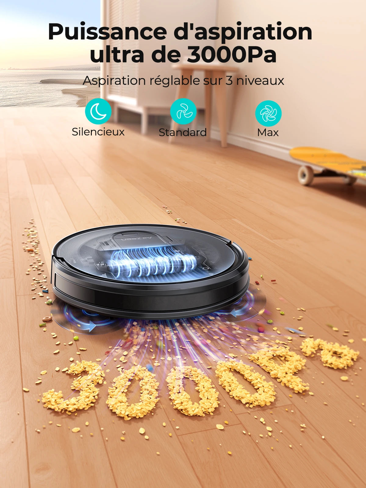 AIRZEEN Robot Aspirateur et Laveur ultime !